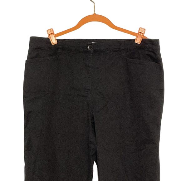 Karen Scott Women's Black Capri Pants Size 14 - Picture 4 of 12